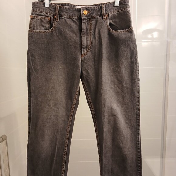 Isabel Marant Etoile Black Denim Jeans - Picture 1 of 8